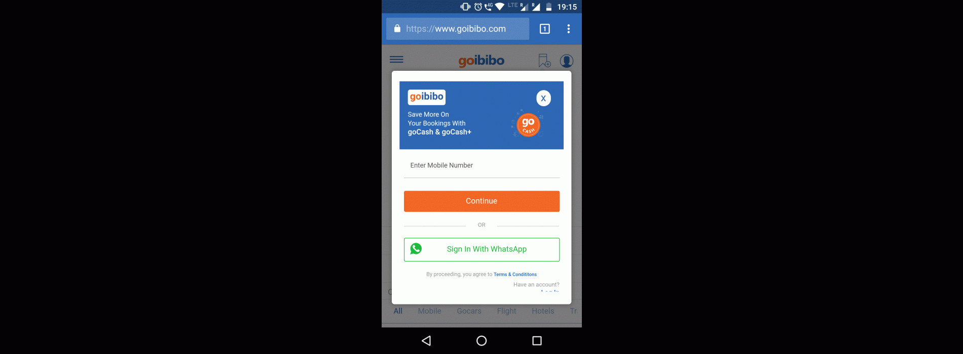 Goibibo introduces new login feature via WhatsApp