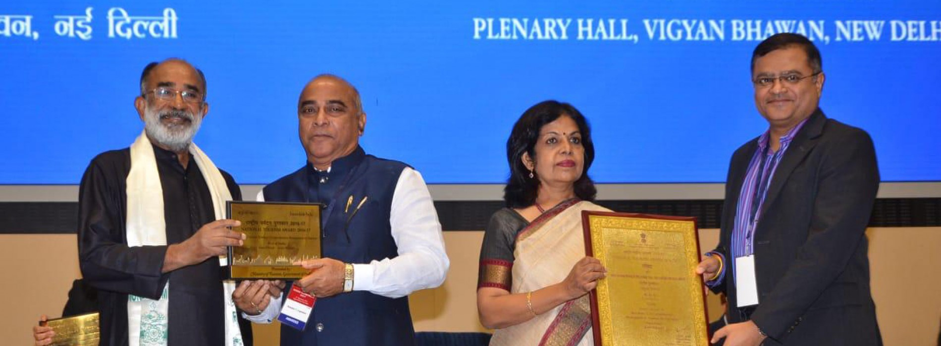 Goa Tourism bags National Tourism Award