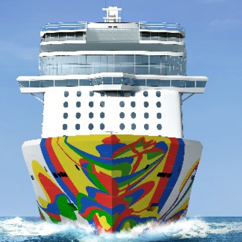 Norwegian Cruise Line unveils Hull Artwork for Norwegian Encore
