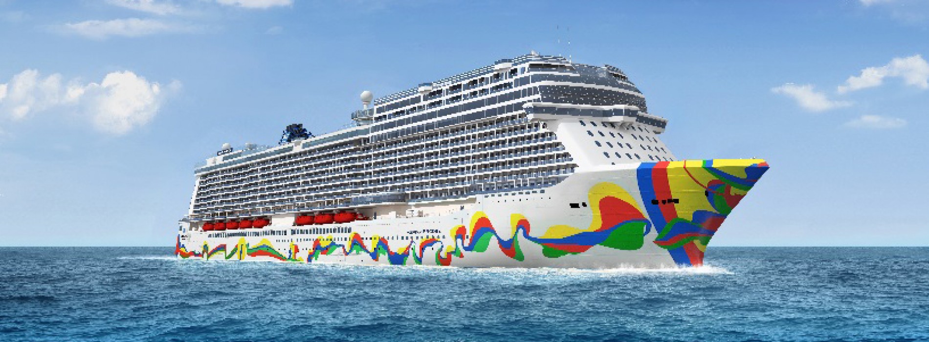Norwegian Cruise Line unveils Hull Artwork for Norwegian Encore