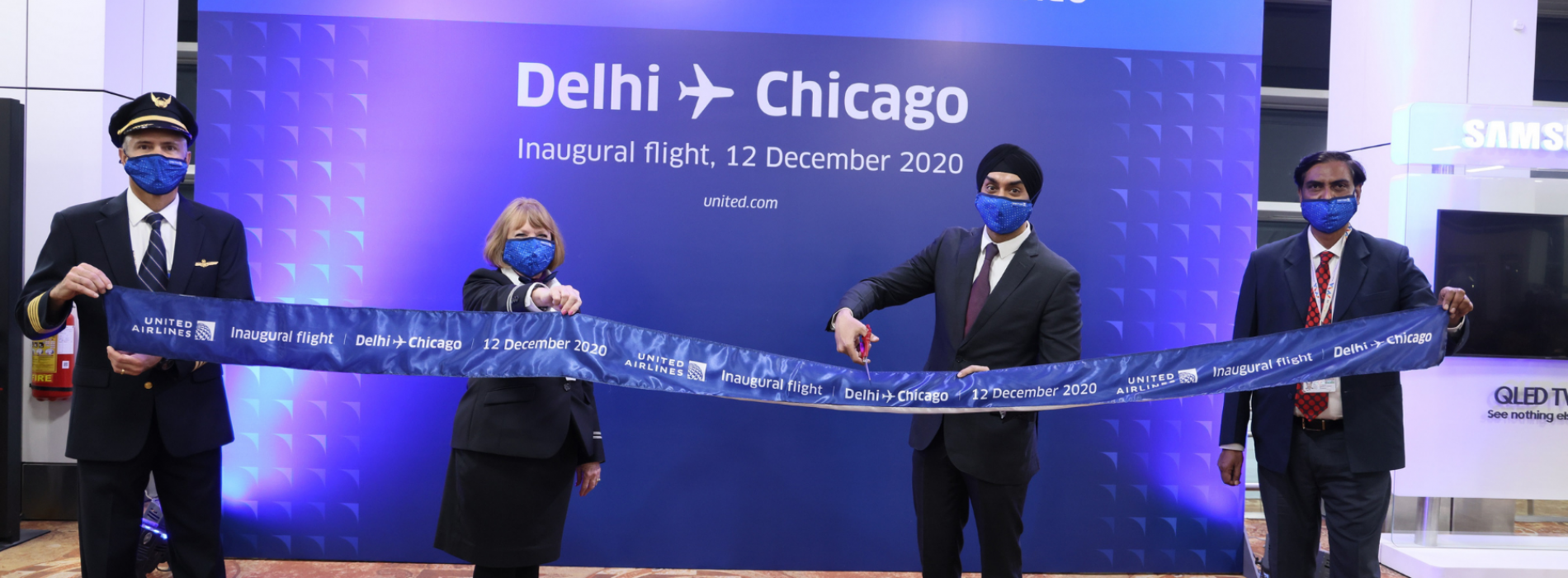 United Airlines Inaugurates Nonstop Service Between New Delhi and Chicago