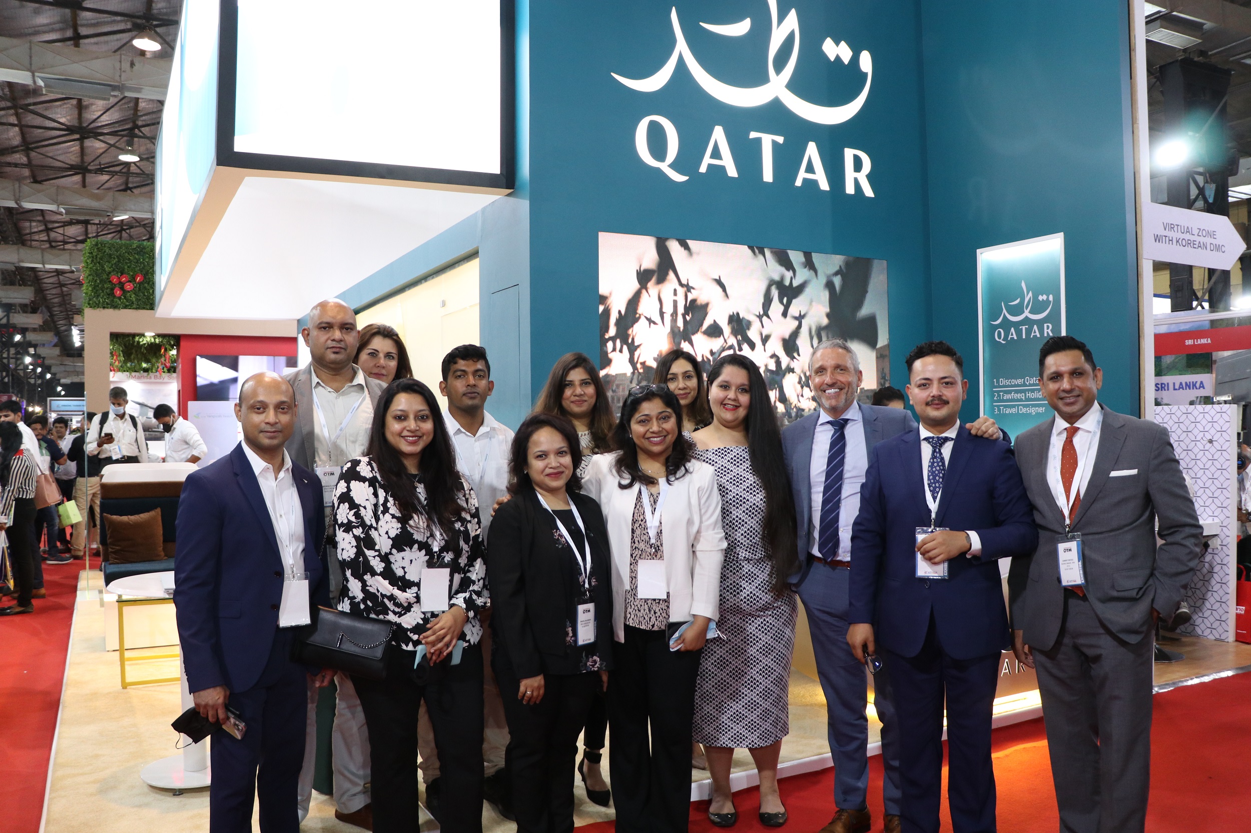 Qatar Tourism delegation at OTM 2022