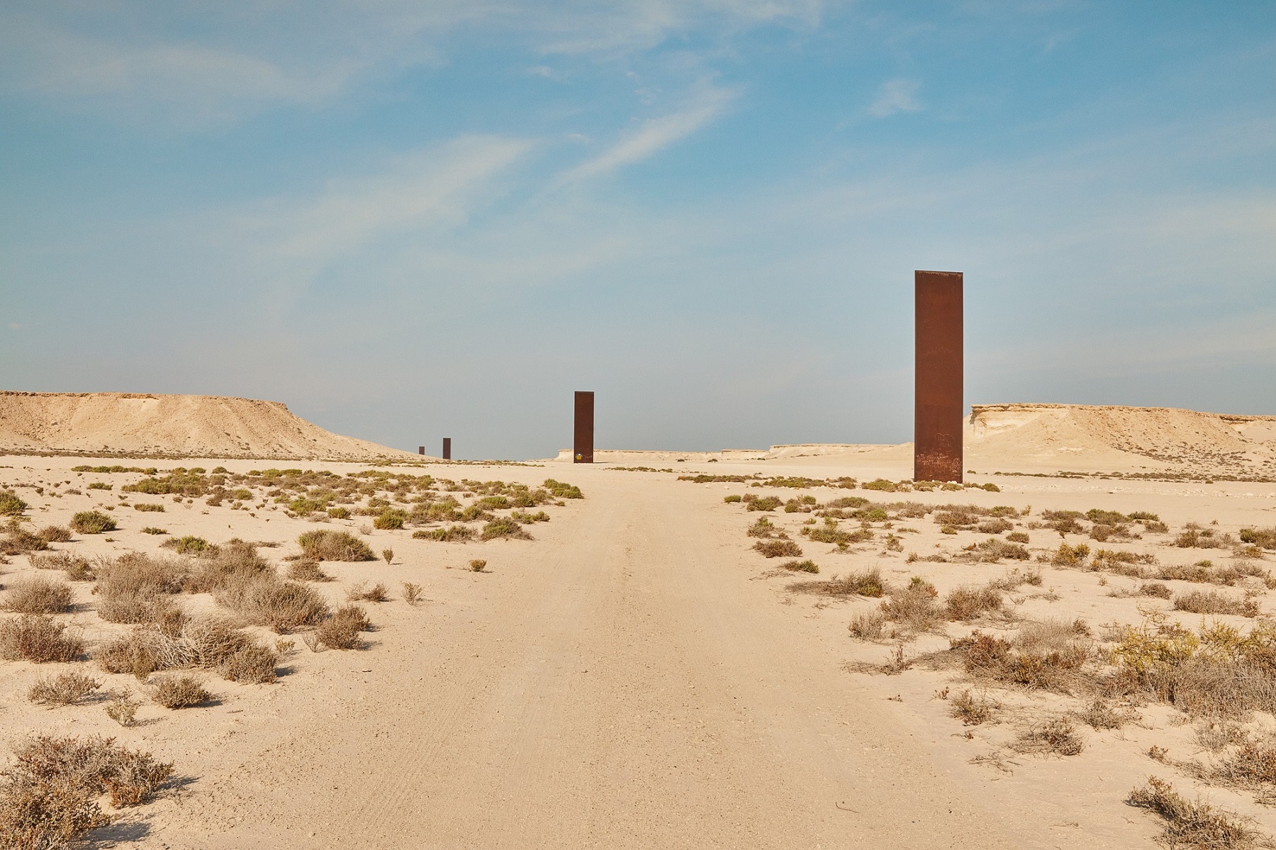 Qatar Tourism_ East-West _ West-East by Richard Serra 2