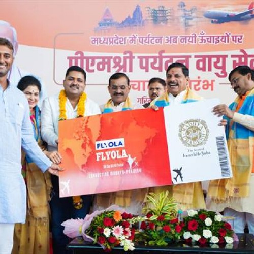“PM Shri Paryatan Vayu Seva” Boosts Connectivity to the captivating destinations of Madhya Pradesh