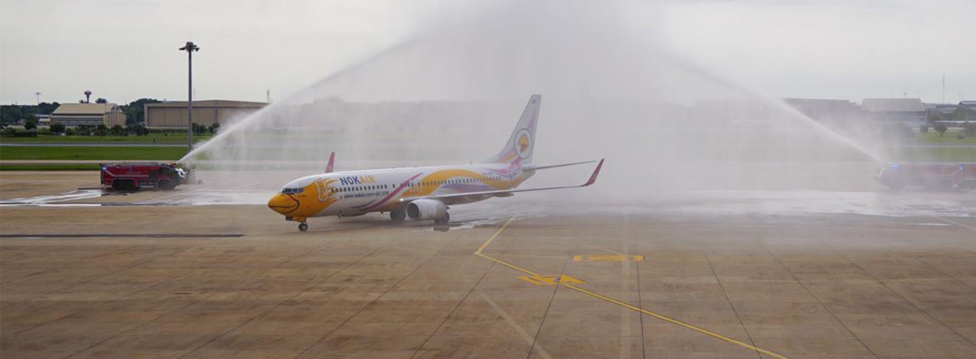 Nok Air inaugural flight departs from Mumbai to Bangkok
