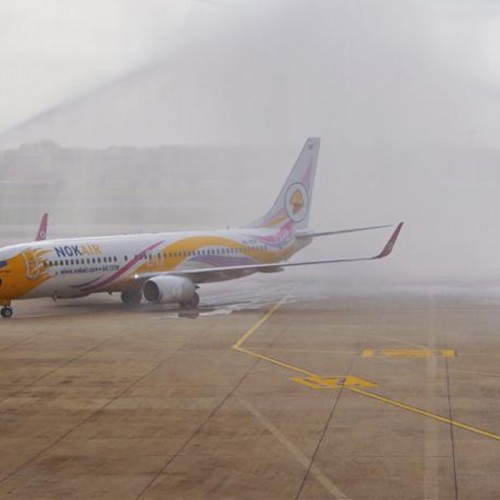 Nok Air inaugural flight departs from Mumbai to Bangkok